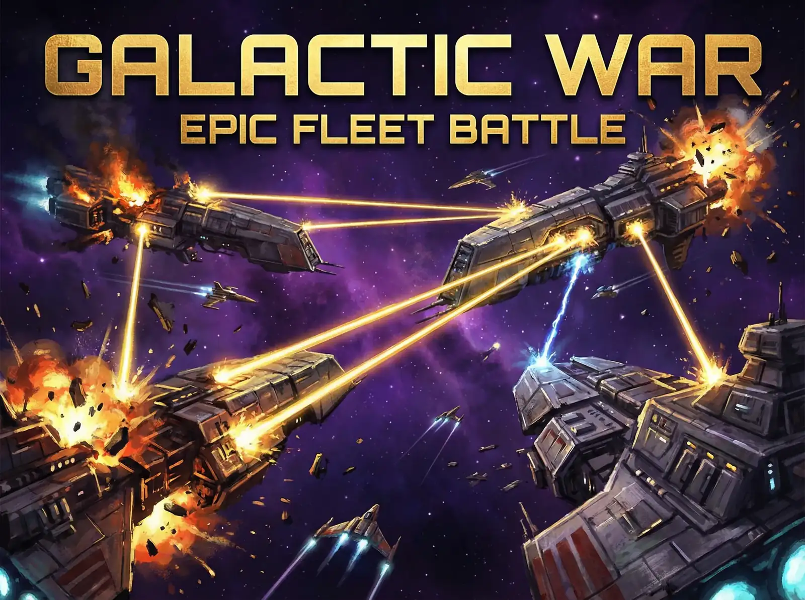 银河战争 - 史诗级舰队对决场面